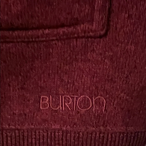 Burton Red hoodie Jacket - Picture 3 of 5